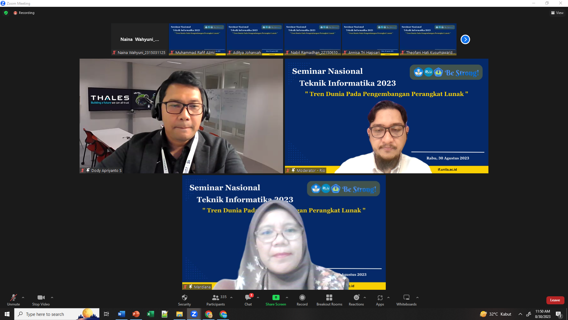 Seminar Nasional Teknik Informatika Universitas Lampung 2023